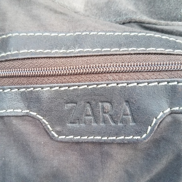 Zara Accessories Zara Bag Brown Genuine Leather Poshmark